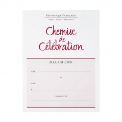 Chemise de célébration de mariage