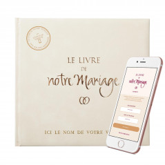 "Le Livre de Notre Mariage", un cadeau idéal et personnalisable pour vos cérémonies. 