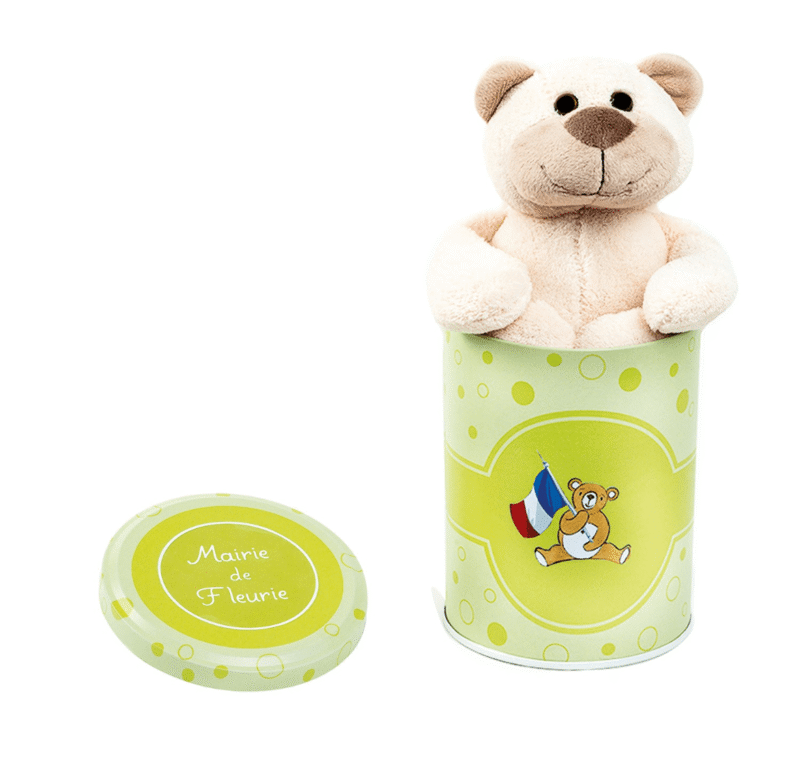 Un cadeau original à offrir aux nouveaux-nés : le nounours républicain