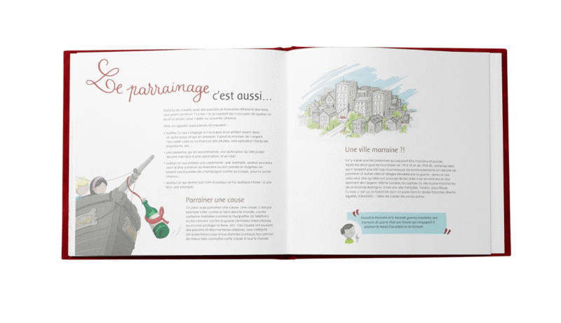 Livre Mon Parrainage Civil en velours – Image 3