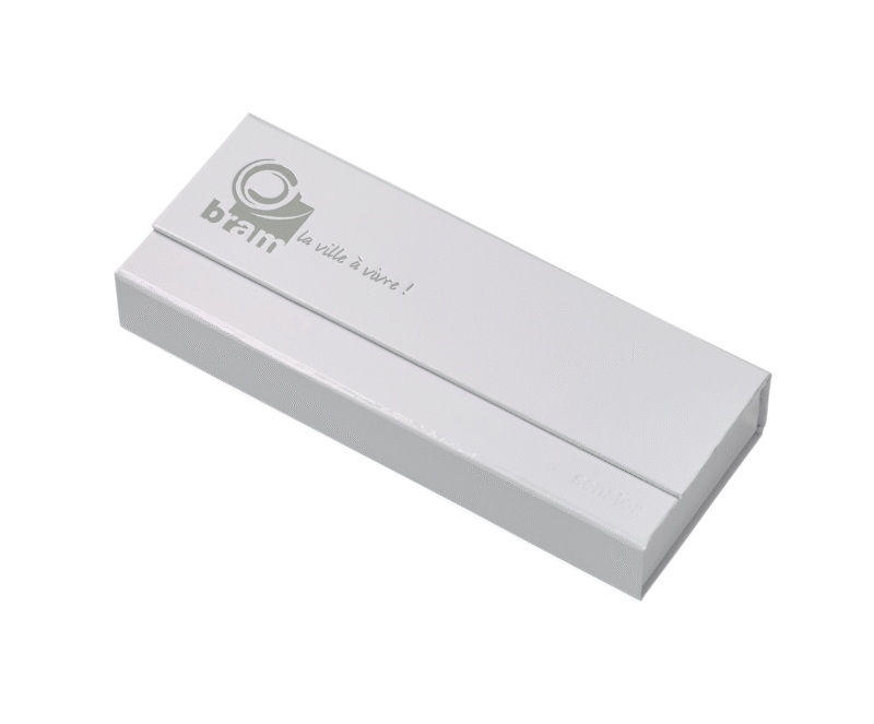 Parure blanche 2 stylos