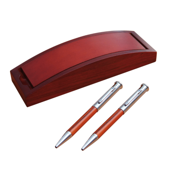 Parure Bois de Rose 2 stylos pour vos mariages civils