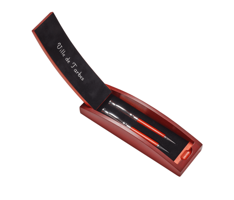 Parure Bois de Rose 2 stylos