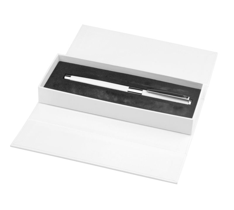 Parure blanche 1 stylo pour vos mariages civils