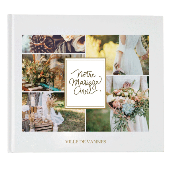 Notre Mariage Civil, livre personnalisable
