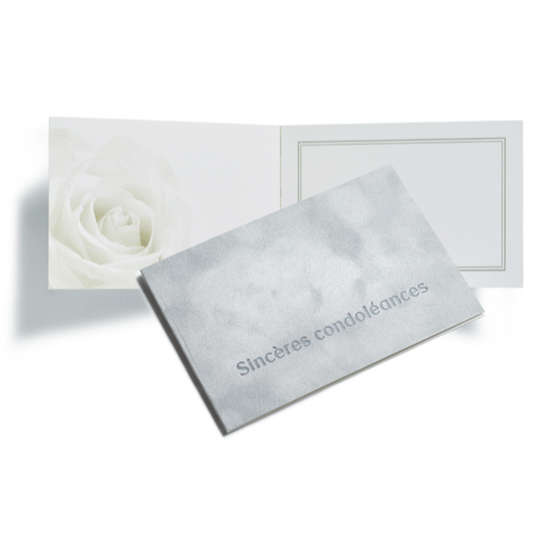Carte de condoléances