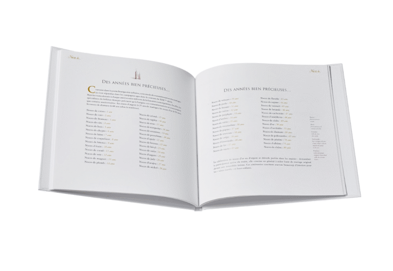Le Livre de Notre Mariage couverture blanche pelliculée – Image 3