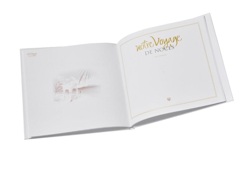 Le Livre de Notre Mariage couverture blanche pelliculée – Image 4