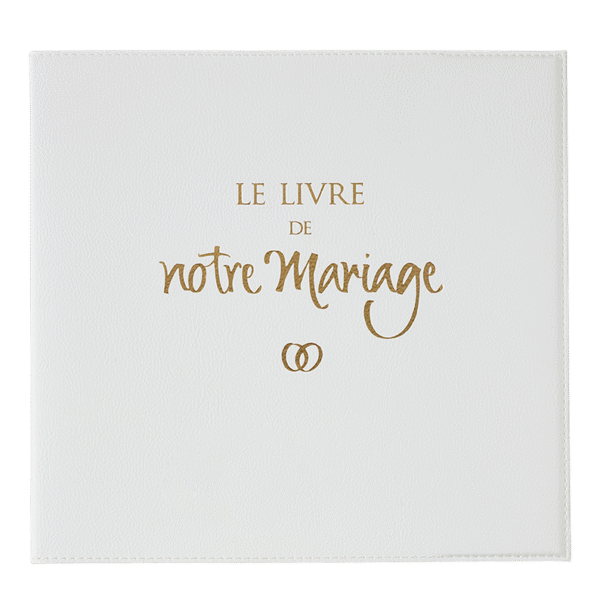 Le livre de notre Mariage - BLANC
