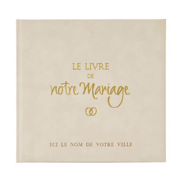 Le livre de notre Mariage - ivoire