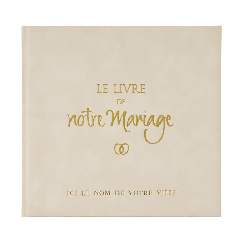 Le livre de notre Mariage - ivoire