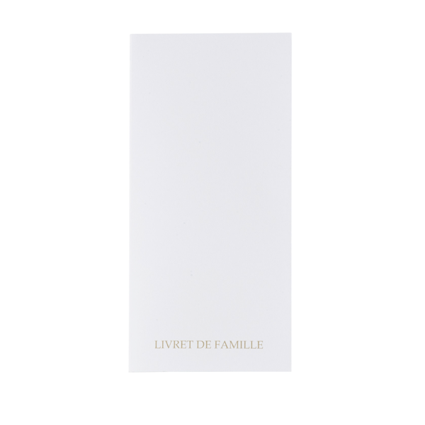 Livret de famille standard sécurisé manuscrit passe-partout