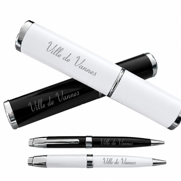 Parure glamour blanc et noir perso