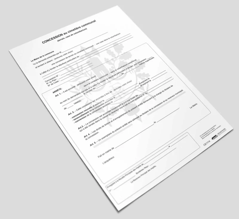 Arrêté de concession