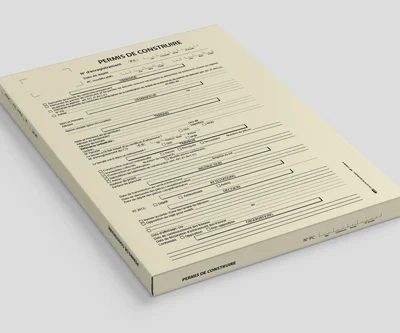 Chemise de classement Permis de construire - grand modèle