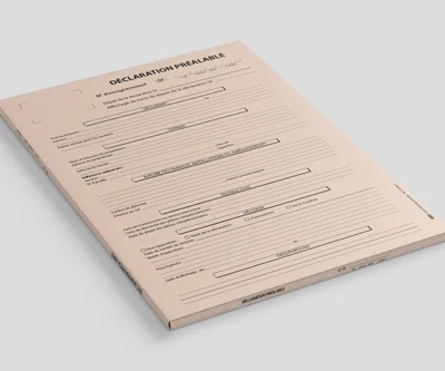Chemise de classement Déclaration préalable