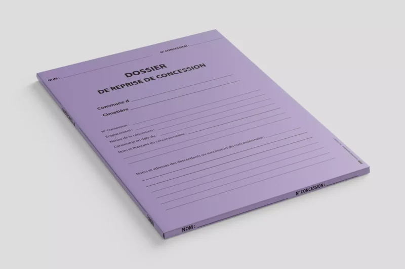 Dossier reprise de concession