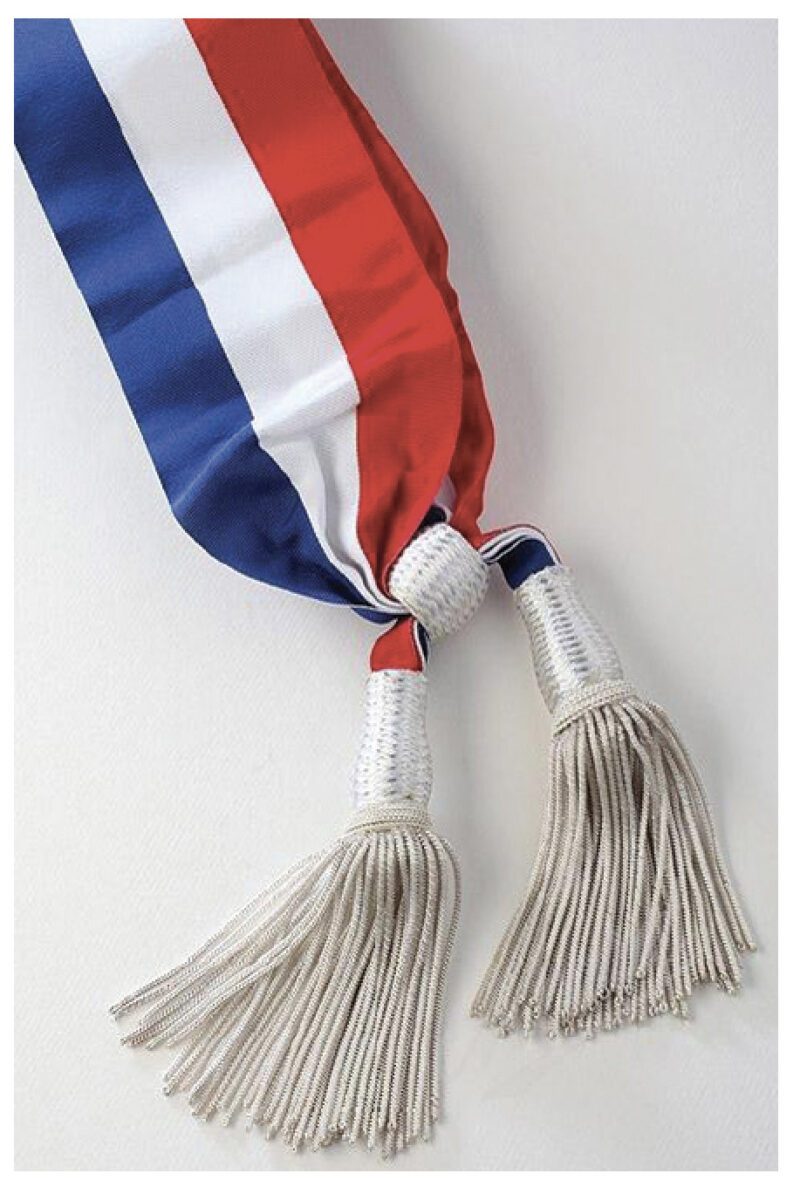 echarpe tricolore adjoint ou conseiller du maire