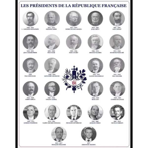 Affiche des Présidents de la République