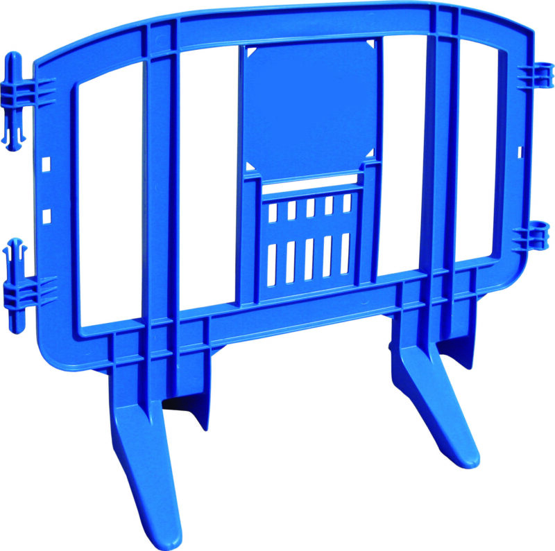 Barrières de sécurité en plastique - bleu 2