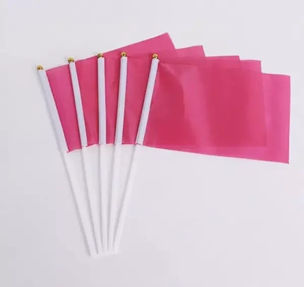 Mini-drapeaux roses