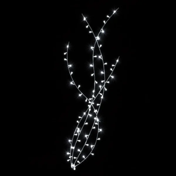 Illumination de Noël pour poteau bouquet