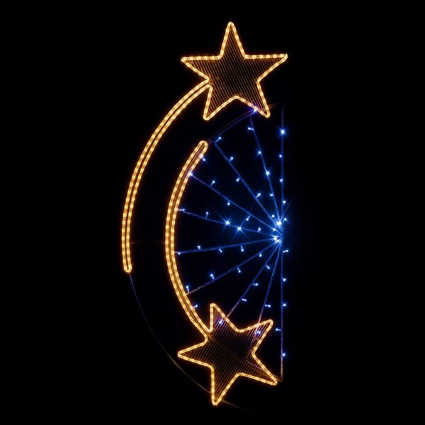 Illumination de Noël pour poteau – Promenade