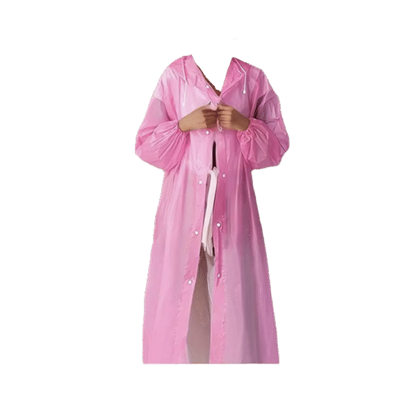 Imperméable rose