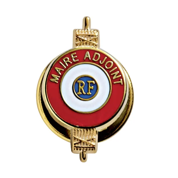 Insigne boutonnière adjoint maire