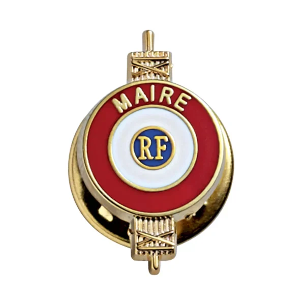 Insigne boutonnière maire