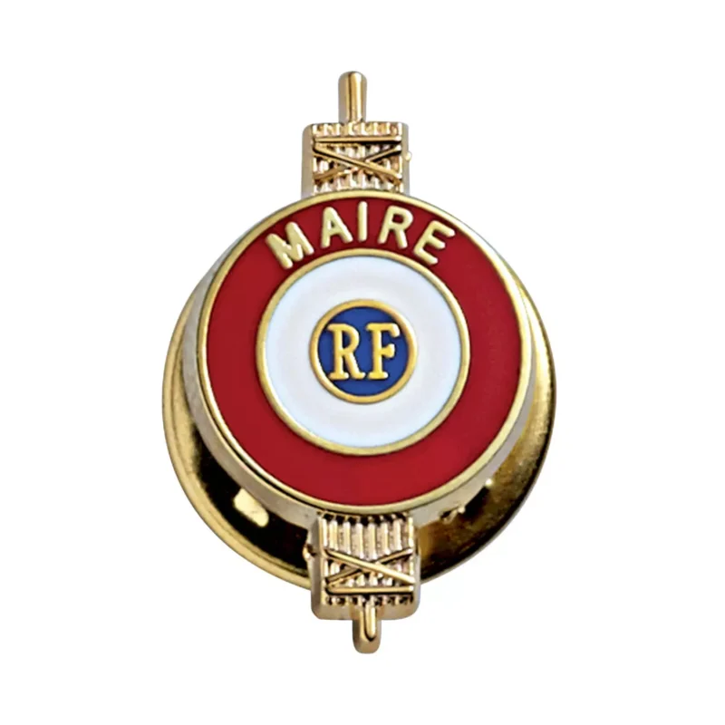 Insigne boutonnière maire