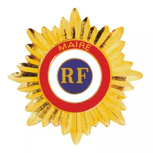 Insigne broche maire