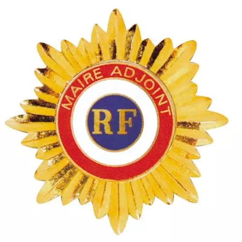 Insigne broche mairie adjoint
