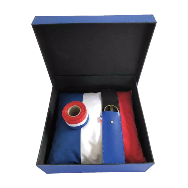 Kit accessoires pour inaugurations - bleu blanc rouge