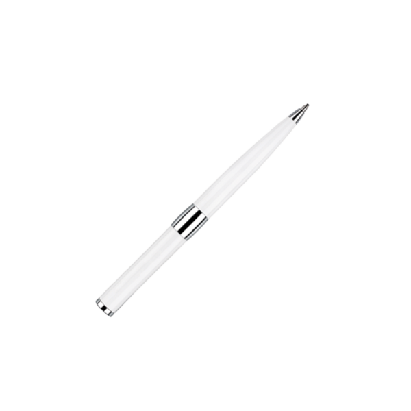 Stylo métal blanc personnalisable