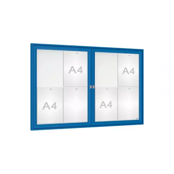 Vitrine affichage double battant