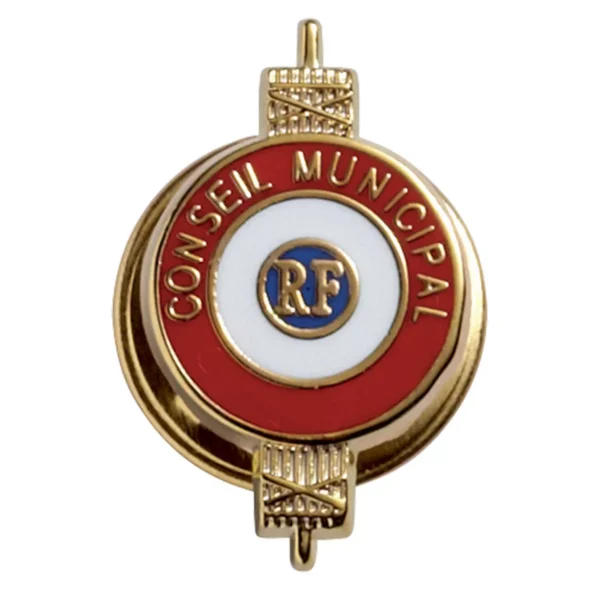 Insigne boutonnière conseiller municipal