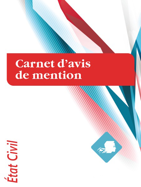 Carnet d'avis de mention
