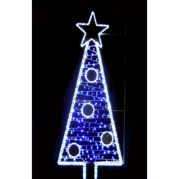 illumination de noel decor sapin bulles