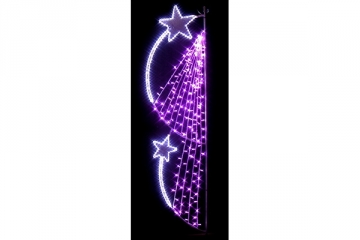 illumination de noel montee d'etoiles