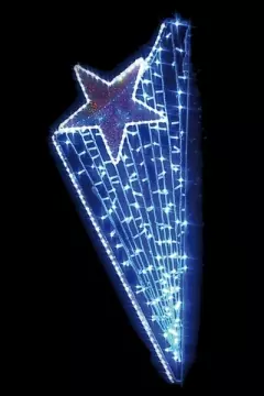 Décoration de Noël pour poteau - Belle nuit