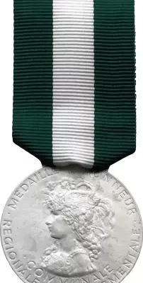 Médaille d'argent - 20 ans d'honneur régionale départementale et communale