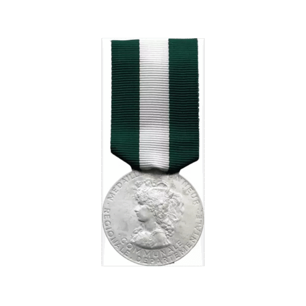 médaille d'honneur régionale, départementale et communale argent 20 ans