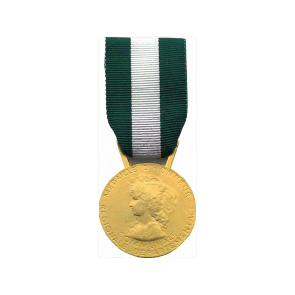 médaille d'honneur régionale, départementale et communale vermeil 30 ans