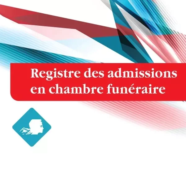 Registre des admissions en chambre funéraire