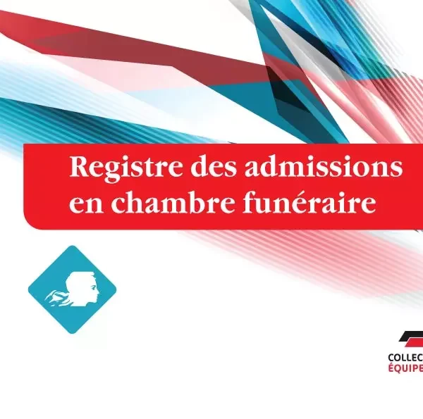 Registre des admissions en chambre funéraire