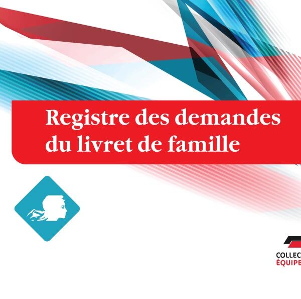 Registre des demandes du livret de famille