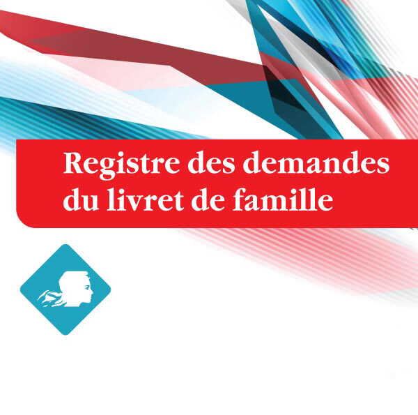 Registre des demandes du livret de famille