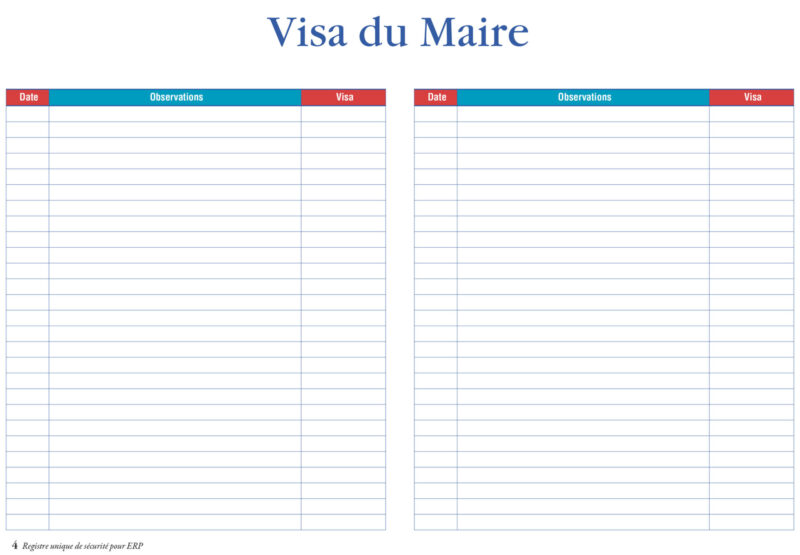 Registre unique de sécurité pour ERP – Image 2