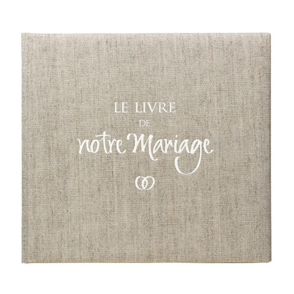 Le Livre de Notre Mariage Couverture LIN